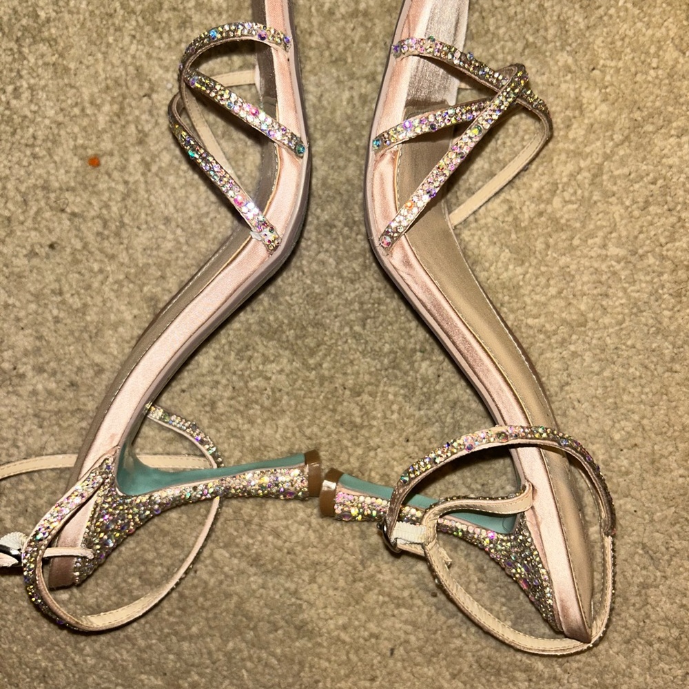 Betsey Johnson Rhinestone Sandal - Picture 6 of 6
